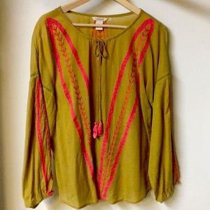 Sundance LS Peasant top